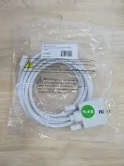 Monoprice 10ft 32AWG Mini DisplayPort to DVI Cable, White
