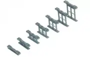 Hornby Skaledale Inclined Piers OO Gauge Model Railway R658