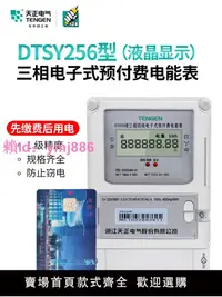 在飛比找樂天市場購物網優惠-TENGEN天正電氣 DTSY256插卡電表三相四線電子式預