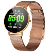Steel Watchband Smart Bracelet Support Heart Rate Monitoring /Blood Pressure Monitoring/Sleep Monitoring/Blood Monitoring