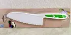 CRAFTER'S SQUARE 10.75 in POOL NOODLE PLASTIC KNIFE- SAFE TO HANDLE white/green