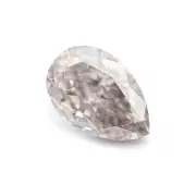 0.23 Carat GIA Certified Natural Loose Diamond Fancy Light Pink Brown Pear SI1