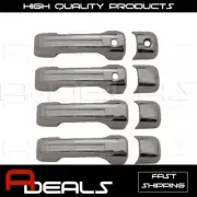 FOR 2019 19 DODGE RAM 1500 CHROME 4 DOOR HANDLE COVER with smart button Style