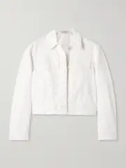 [Another Tomorrow] Another Tomorrow - Denim Jacket - White - IT42 IT 42 White