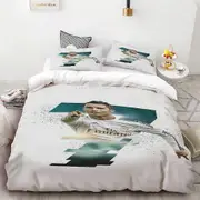 f429 Bed Sheets Football Star CR Bedding Set Duvet Cover Set 3d Bedding Digital Printing Bed Linen Queen Size Bedding Set Fashion DesignBed Sheets Rt