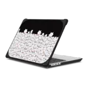 MacBook Pro 14-inch (M1 - M4) Bounce Case FIND THE PANDA CAT BLACK