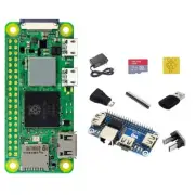 Raspberry Pi Zero 2 W Starter Kit USB LAN Board Power Supply Heatsink HDMI Pin
