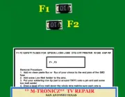 2 PIECES LOT EPSON F1 F2 FUSES MOTHER BOARD 1AMP FUSE Marking Code: 10