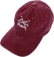 [COLLBATH] Fashionable Embroidered Baseball Cap Retro Style Sun Hat Outdoor Sports Women's Cap