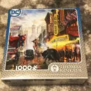 NEW DC Comics Thomas Kinkade SUPERMAN BATMAN WONDER WOMAN TRINITY 1000 pc Puzzle