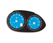 Ferrari F599 F612 Enzo Instrument Cluster Gauge Faces 400 KMH Black with Blue