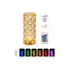 Crystal Diamond Table Lamp Rose Night Light Touch Atmosphere Bedside Bar Remote
