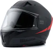 Blauer Naca NF01A Helmet, black-red, Size S for Men Black Red