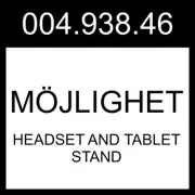 IKEA MOJLIGHET MÖJLIGHET Headset And Tablet Stand White 004.938.46
