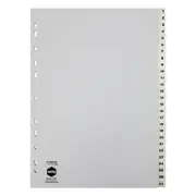 Marbig PP 1-54 Tab A4 Lever Arch/Binder Divider/Indices Filing Document White