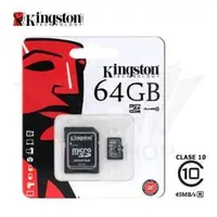 在飛比找PChome商店街優惠-金士頓 Kingston 64GB microSDHC Cl