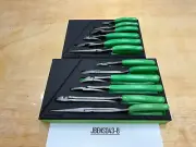 Snap-on Tools USA NEW GREEN 12pc Essential Pliers / Cutters Foam Sets