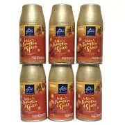 6 Glade Golden Pumpkin & Spice Automatic Air Freshener 6.2 fl. oz. Spray Refills