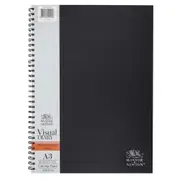 Winsor And Newton Double Wire Bound Heavyweight Visual Diary 40 Sheets A3 165gsm