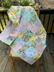 Rosette Double Cut Quilt 46” X 54”