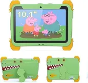 Kids Tablets Android 13 Tablet For Kids,10 Inches Learning IWAWA Installed Toddler Tablet With Case, 4GB RAM 64GB ROM Dual Cameras Tablets With Wifi For Girls Boys