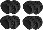 Healvian 4 Pairs Breathable Toeless Half Socks Women Invisible Toe Topper Liner Socks
