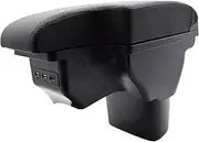 Car Arm Rest Armrest for Nissan for Juke for ESQ 2011-2019 Center USB Storage Box Black Leather Modification Accessories 2014 2015 2016 Central Armrest Console