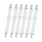 10 pcs Adjustable Bed Sheet Straps,Bed Sheet Clips, Elastic Bed Fitted Sheet