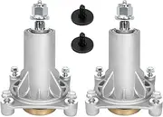 Belleone 2 Pack 187292 Spindle Assembly Fits for Craftsman Husqvarna Ariens Poulan Pro, 587819701 Mandrel Assembly for 42" 46" 48" 54 Deck Mower, Replace for 192870 532187281 532187292 567253301