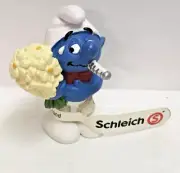 Smurfs Get Well Soon Figure Flowers Gift Rare Cry PVC Toy NWT Thermometer 3+ New