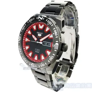 SEIKO 精工 SRP749K1手錶 SPORTS 鍍黑 黑/紅面 手自動上鍊 機械 男錶【澄緻精品】