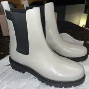 DKNY Rick Leather Pull On Rhinestone Chelsea Boots Size 11 New