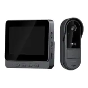 2.4G WiFi Wireless Video Doorbell Waterproof Eye Peephole Camera Smart Door Bell
