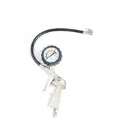 22" Tyre Pressure Gauge Air Tire Inflator Meter Car Pump Hose Compressor Tool