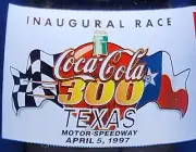 1997 Coca-Cola 300 - Texas Motor Speedway Inaugural Race Coca-Cola Bottle 8oz