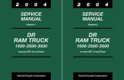 2004 Dodge DR Ram Truck 1500 2500 3500 Service Manual - Includes SRT-10 & Diesel