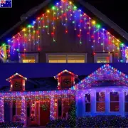 Christmas Icicle Lights LED Curtain Fairy String Light Xmas Party Home Outdoor