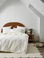 LINEN HOUSE TERRA SNOW QUILT COVER SET