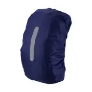 30-40L Waterproof Backpack Rain Cover with Vertical Strap S Dark Blue
