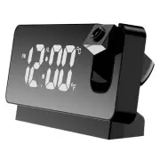 Digital 180° Projector on Ceiling Projector Bedside Alarm Clock USB7597
