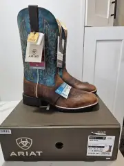 Ariat Men's Wild Thang Western Performance Boots - Broad Square Toe Size 9.5D
