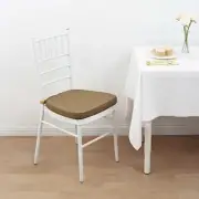Taupe POLYESTER CUSHION for CHIAVARI CHAIR Wedding Ceremony Dinner Decoration