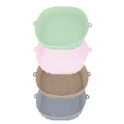 Air Fryer Silicone Pot Air Fryer Basket Liner Non-Stick Reusable Baking Tray