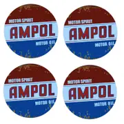 Ampol Ceramic Coasters Set of 4