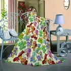 Sharp Contradiction Thrilling 3D Warm Plush Fleece Blanket Picnic Sofa Couch