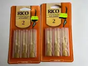 Rico Alto Clarinet Reeds Strength 2 3 pack RDA0320 ( 2 packages , 6 total )