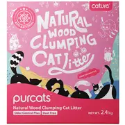 Cature Wood Clumping Odour Cont Plus Pellet Cat Litter