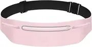 Fanny Pack for Women Fashionable Crossbody Bags, Slim Running Belt Bag Large Waist Bag for Phone Runners Traveling Work Exercise Jogging Fitness Sport, Waterproof Waist Pack Pouch (Pink, One Size)