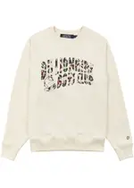 Billionaire Boys Club Duck Camo Arch Logo-print Cotton Sweatshirt - Cream - S S