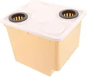 Toyvian Soilless Vegetable Planting Bucket Durable Hydroponics Nursery Container for Fruits and Easy Assembly Planter for Home and Greenhouse Use